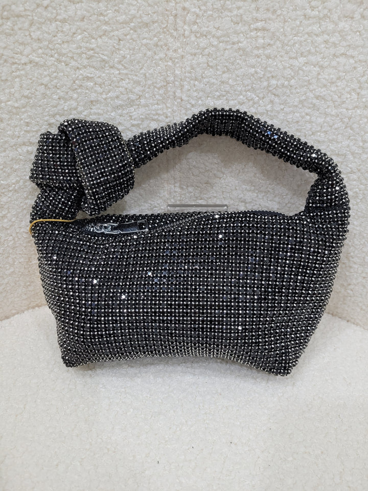 BLACK JEWEL HANDBAG