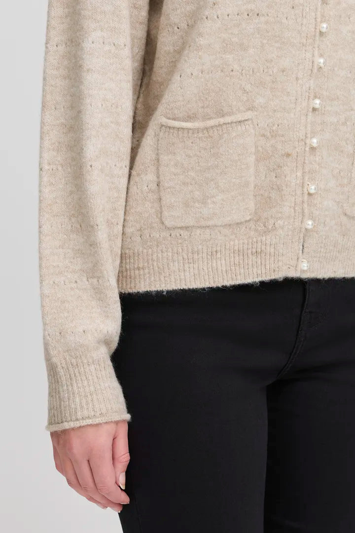 OATMEAL KNIT CARDIGAN