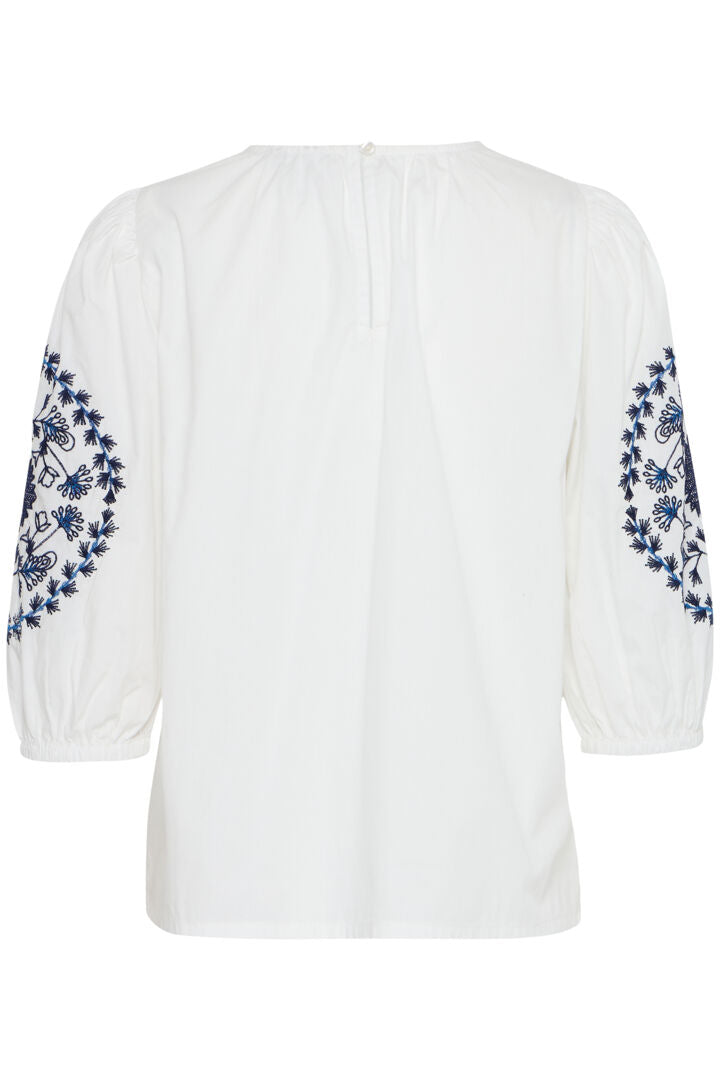 FLORA SHORT SLEEVE BLOUSE