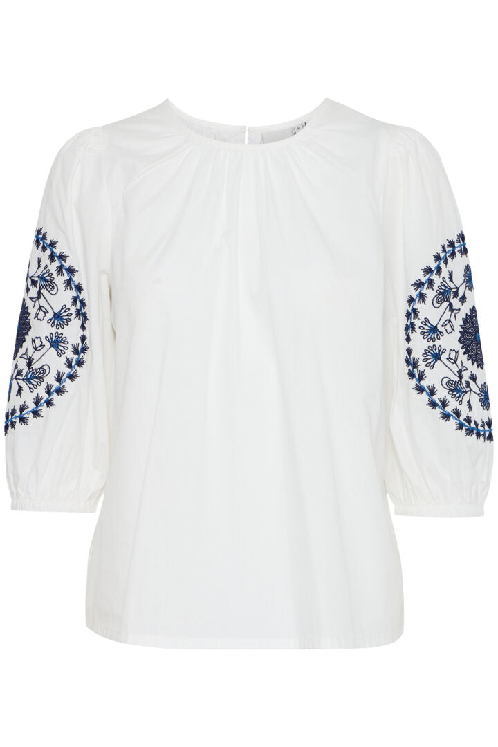 FLORA SHORT SLEEVE BLOUSE