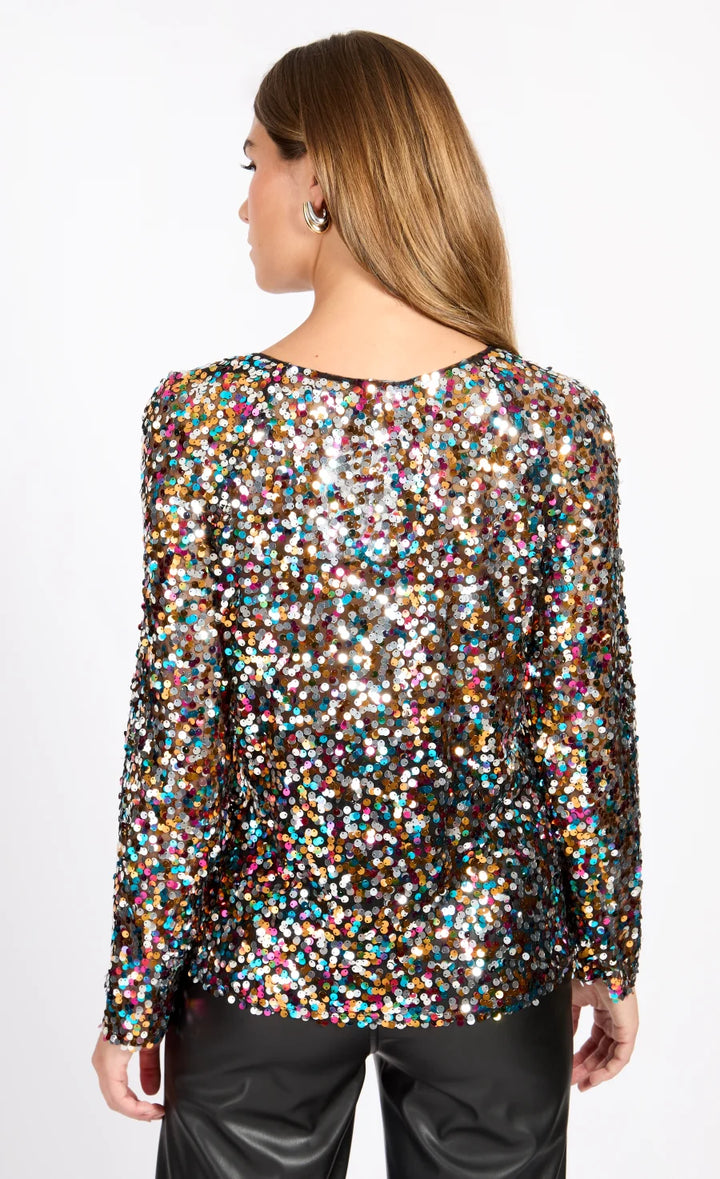 MULTI SEQUIN TOP