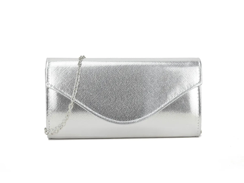 Buy silver cheap clutch bag