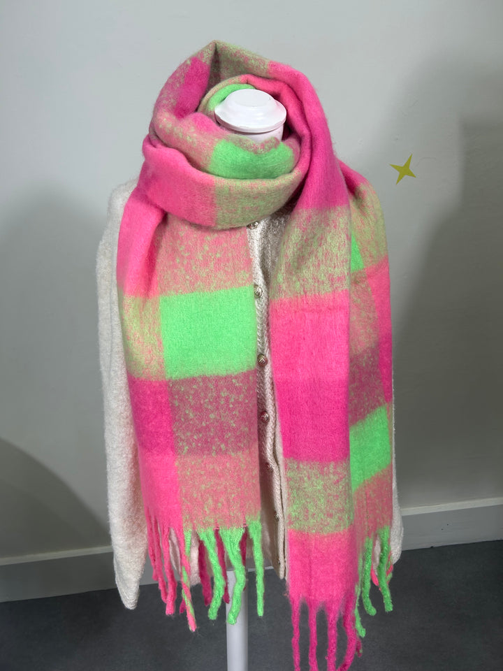 HOT PINK SCARF