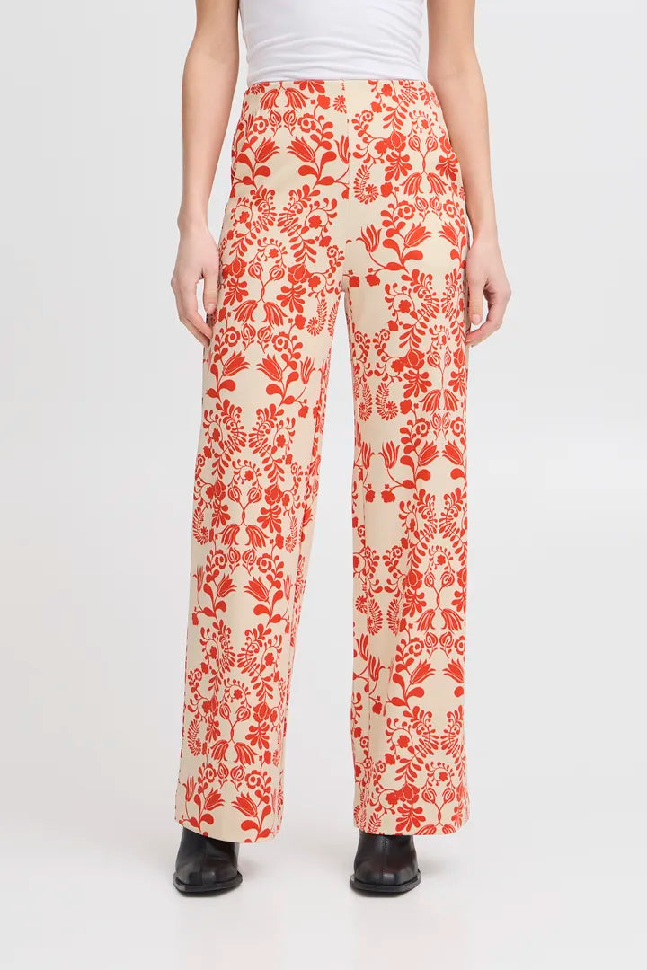 KATE PRINT WIDE LEG TROUSER