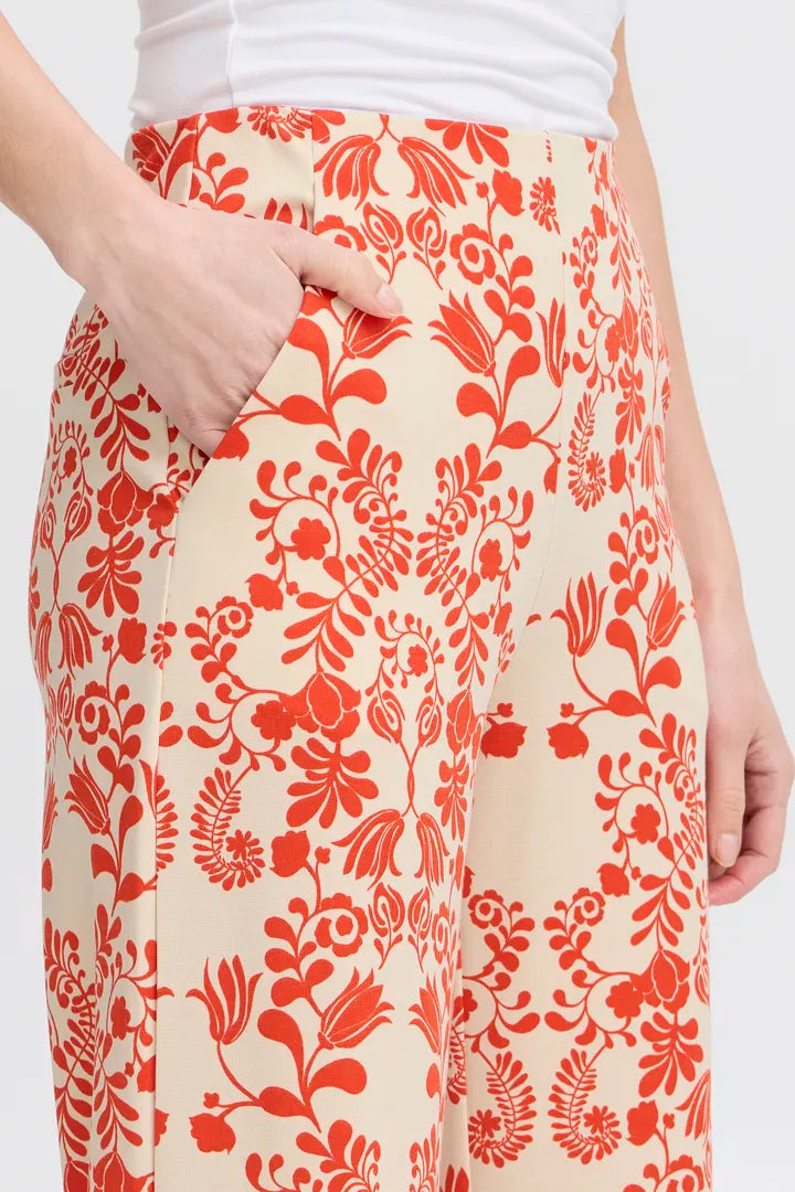 KATE PRINT WIDE LEG TROUSER