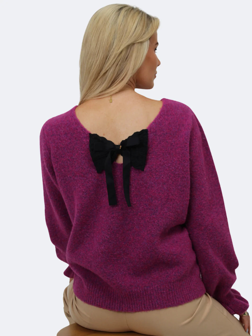 BLISS PURPLE KNIT