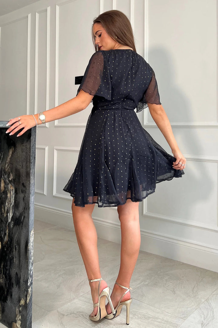 Mari Angel Sleeve Wrap Dress