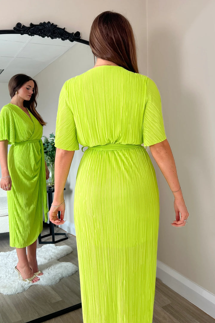 TABBY LIME DRESS