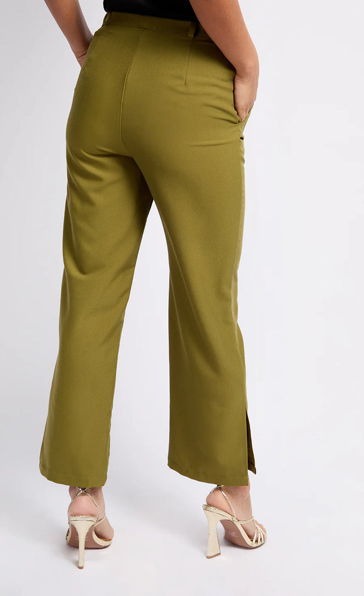 OLIVE GREEN TROUSERS VOGUE WILLIAMS