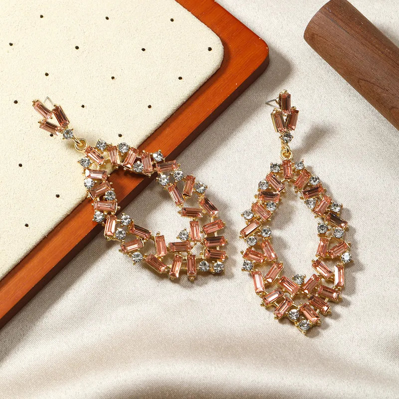 ROSE GOLD EMBELLISHED EARRINGS