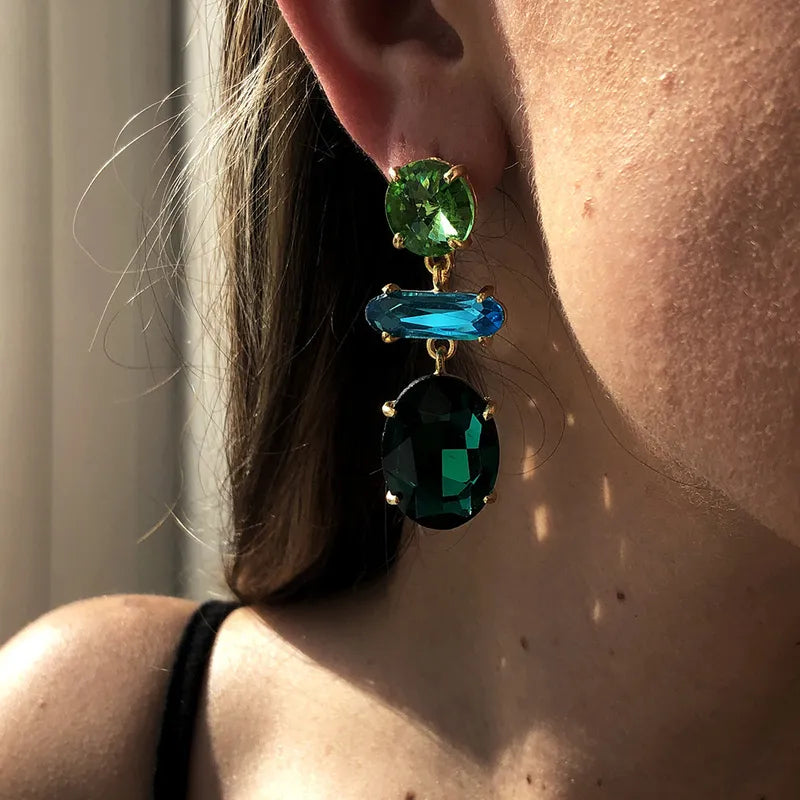 TURQUOISE STONE EARRINGS